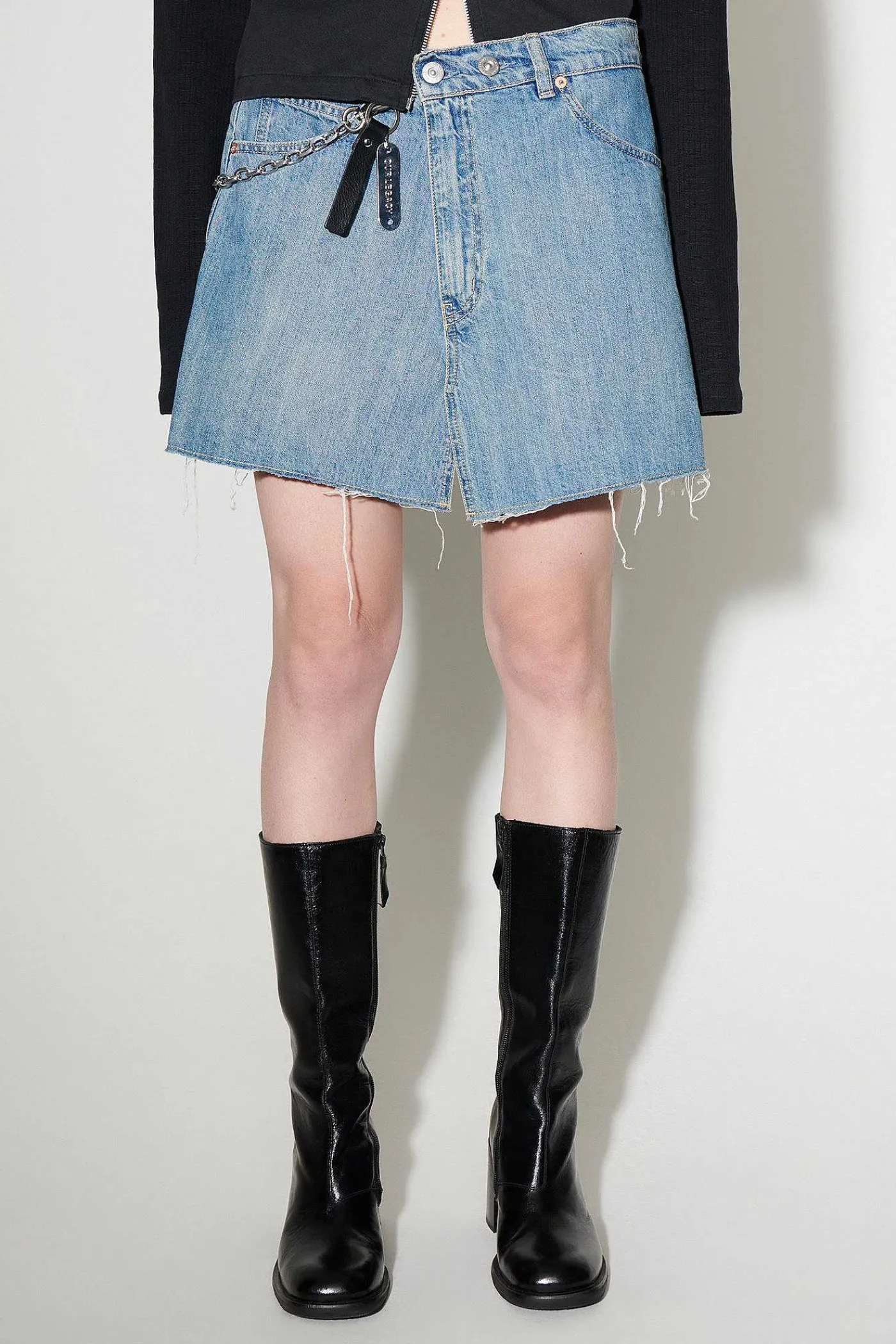 Kjolar|Our Legacy Omslagskjol Mid Blue Denim