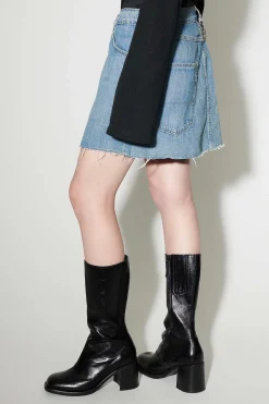 Kjolar|Our Legacy Omslagskjol Mid Blue Denim