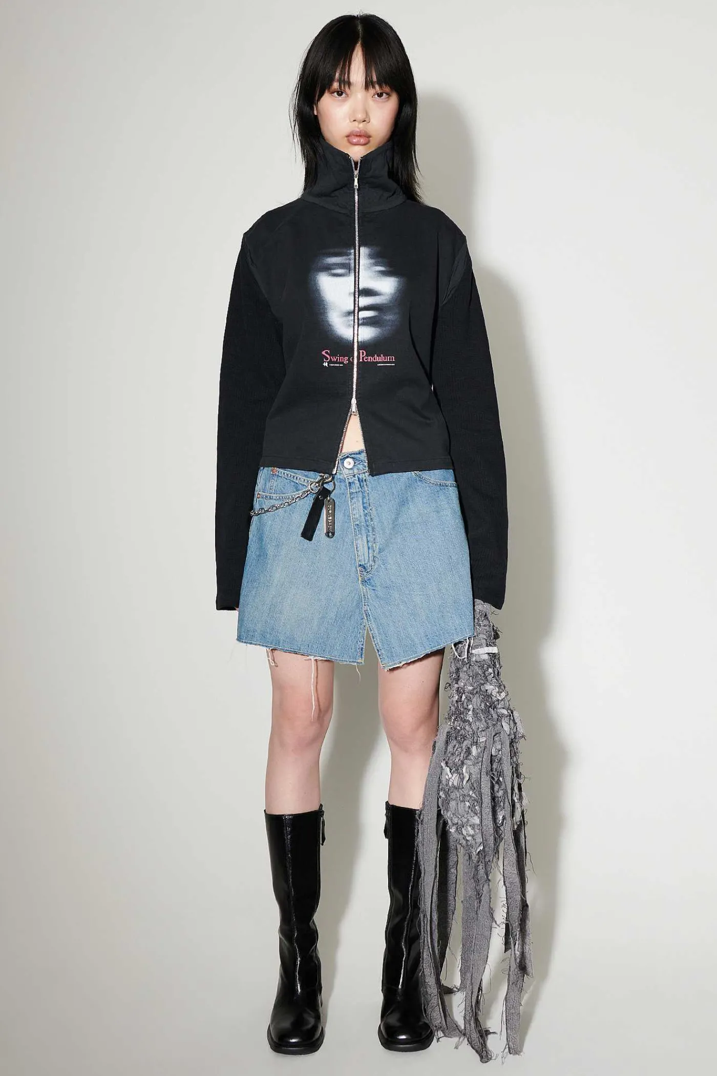 Kjolar|Our Legacy Omslagskjol Mid Blue Denim