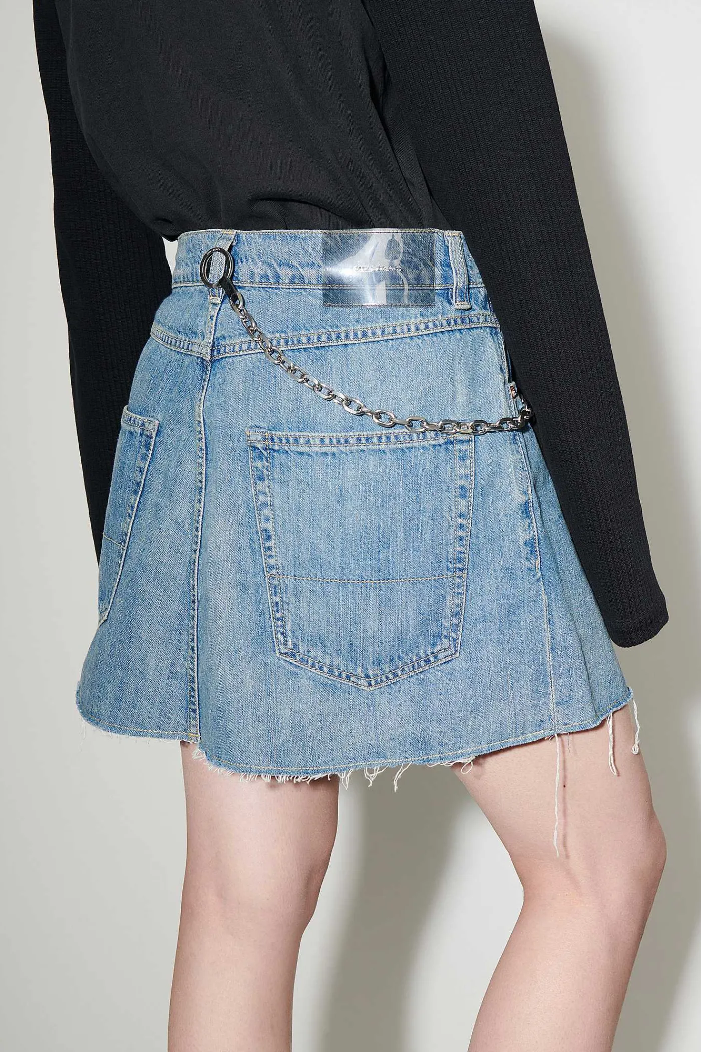 Kjolar|Our Legacy Omslagskjol Mid Blue Denim
