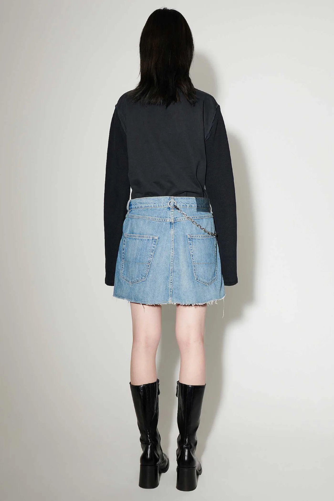 Kjolar|Our Legacy Omslagskjol Mid Blue Denim