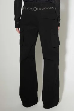 Byxor|Our Legacy Peak Cargo Black Canvas
