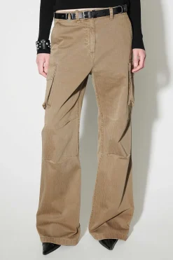 Byxor|Our Legacy Peak Cargo Uniform Olive Herringbone