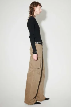Byxor|Our Legacy Peak Cargo Uniform Olive Herringbone