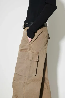 Byxor|Our Legacy Peak Cargo Uniform Olive Herringbone