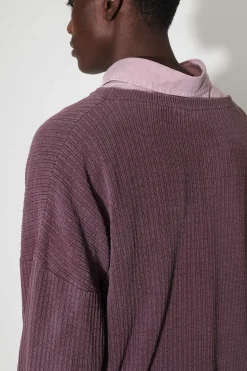 Stickat|Our Legacy Popover Roundneck Mystic Plum Habitable Silk