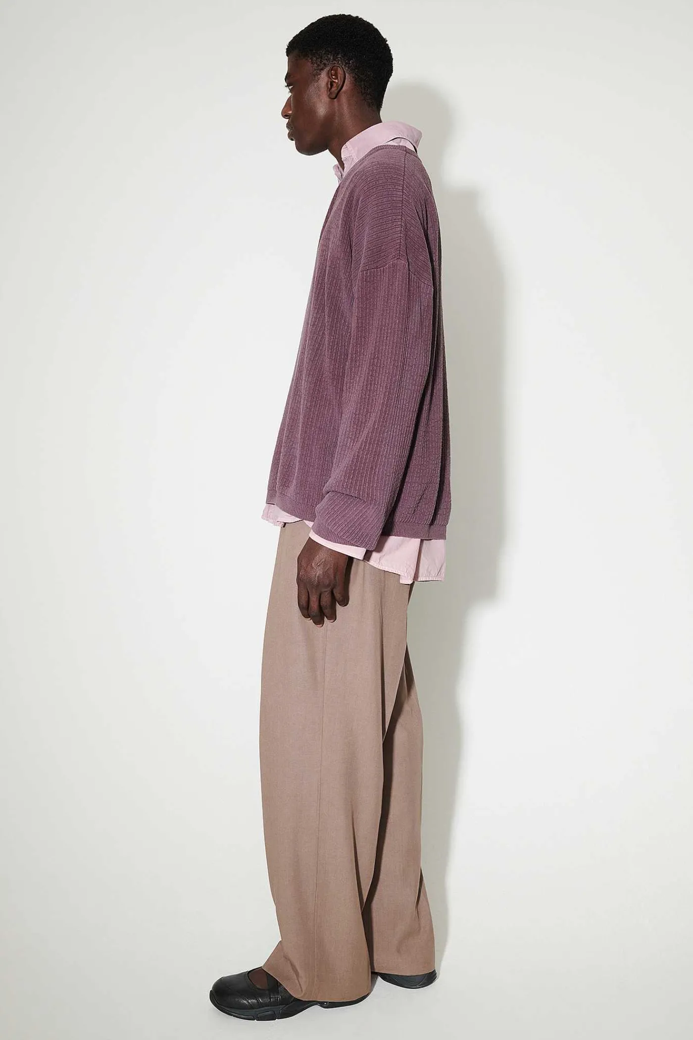 Stickat|Our Legacy Popover Roundneck Mystic Plum Habitable Silk