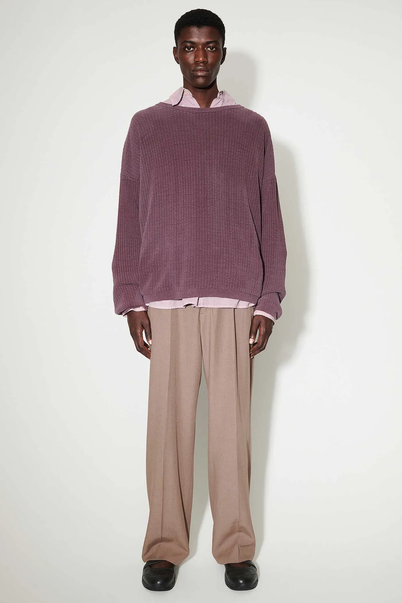 Stickat|Our Legacy Popover Roundneck Mystic Plum Habitable Silk