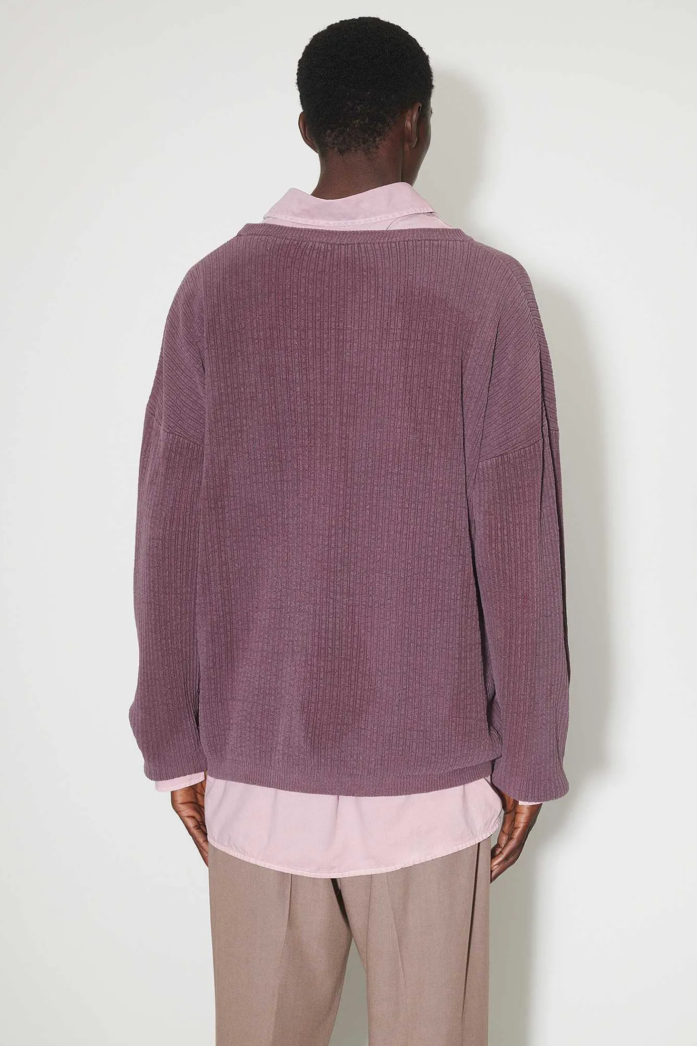 Stickat|Our Legacy Popover Roundneck Mystic Plum Habitable Silk