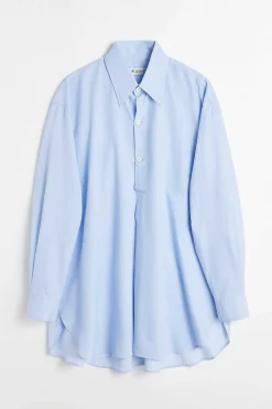 Skjorttyg|Our Legacy Popover Skjorta Azorerna Stripe Seashore Cotton