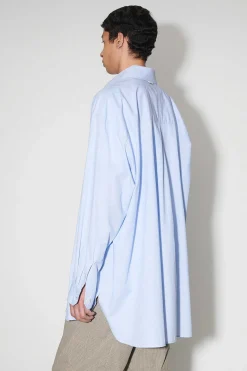 Skjorttyg|Our Legacy Popover Skjorta Azorerna Stripe Seashore Cotton