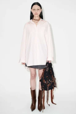 Skjorttyg|Our Legacy Popover Skjorta Rosa Business Stripe