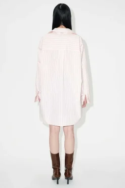 Skjorttyg|Our Legacy Popover Skjorta Rosa Business Stripe