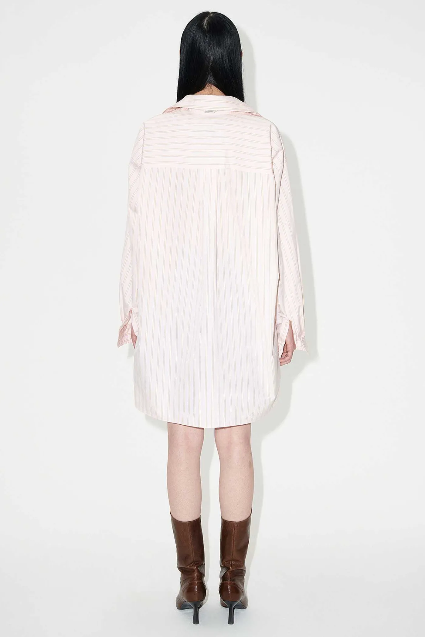 Skjorttyg|Our Legacy Popover Skjorta Rosa Business Stripe