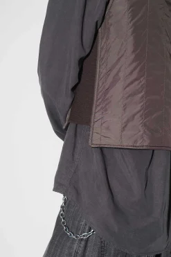 Ytterkläder|Our Legacy Quilt Liner Vast Oxiderad Gra Aero Nylon