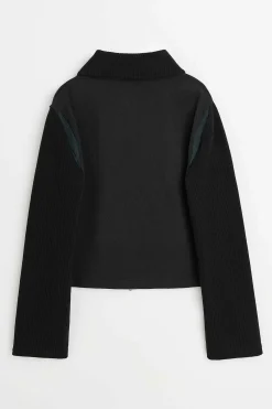 Jersey|Our Legacy Recut Hollow Zip Swing Of Pendel Print