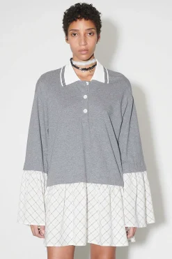 Klänningar|Our Legacy Reminiscing Dress Grey Melange Check