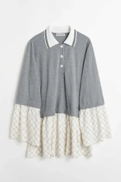 Klänningar|Our Legacy Reminiscing Dress Grey Melange Check