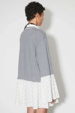 Klänningar|Our Legacy Reminiscing Dress Grey Melange Check