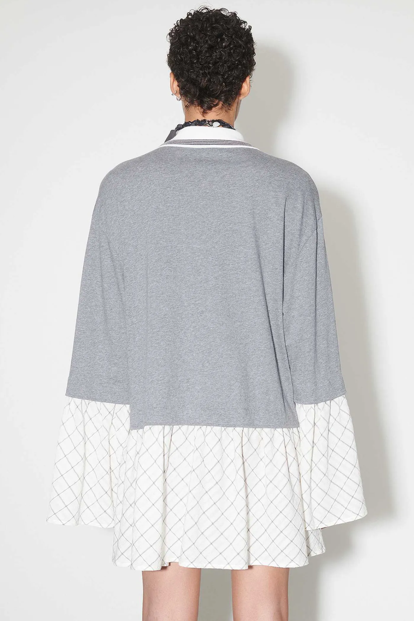 Klänningar|Our Legacy Reminiscing Dress Grey Melange Check