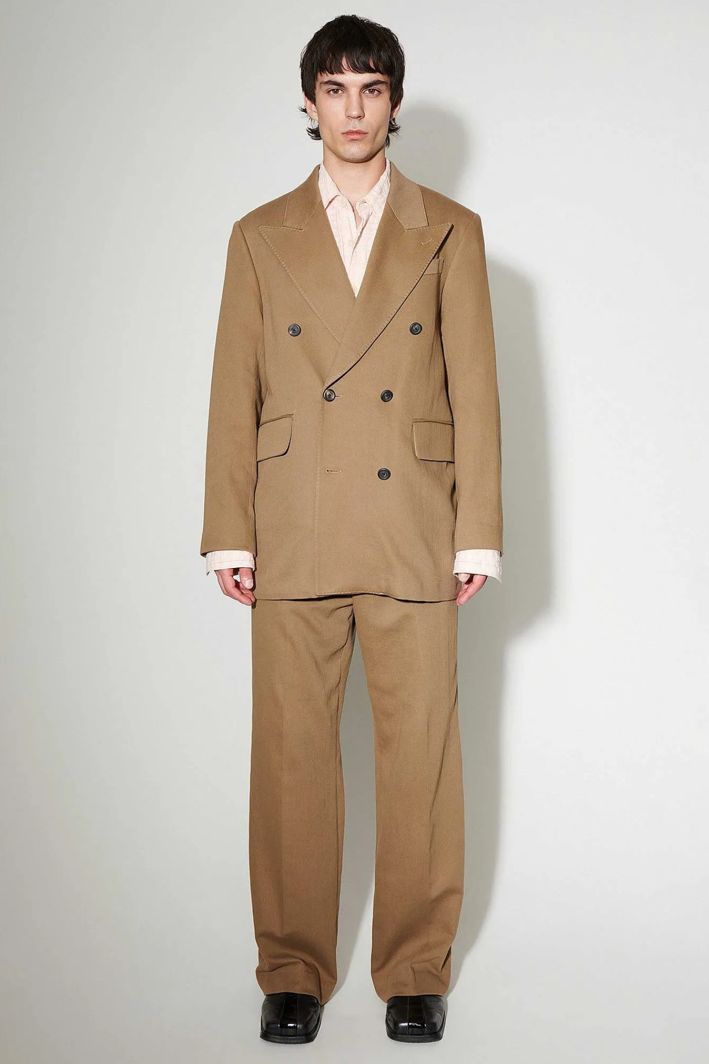 Passning|Our Legacy Sharp Db Blazer Olive Broken Sateen