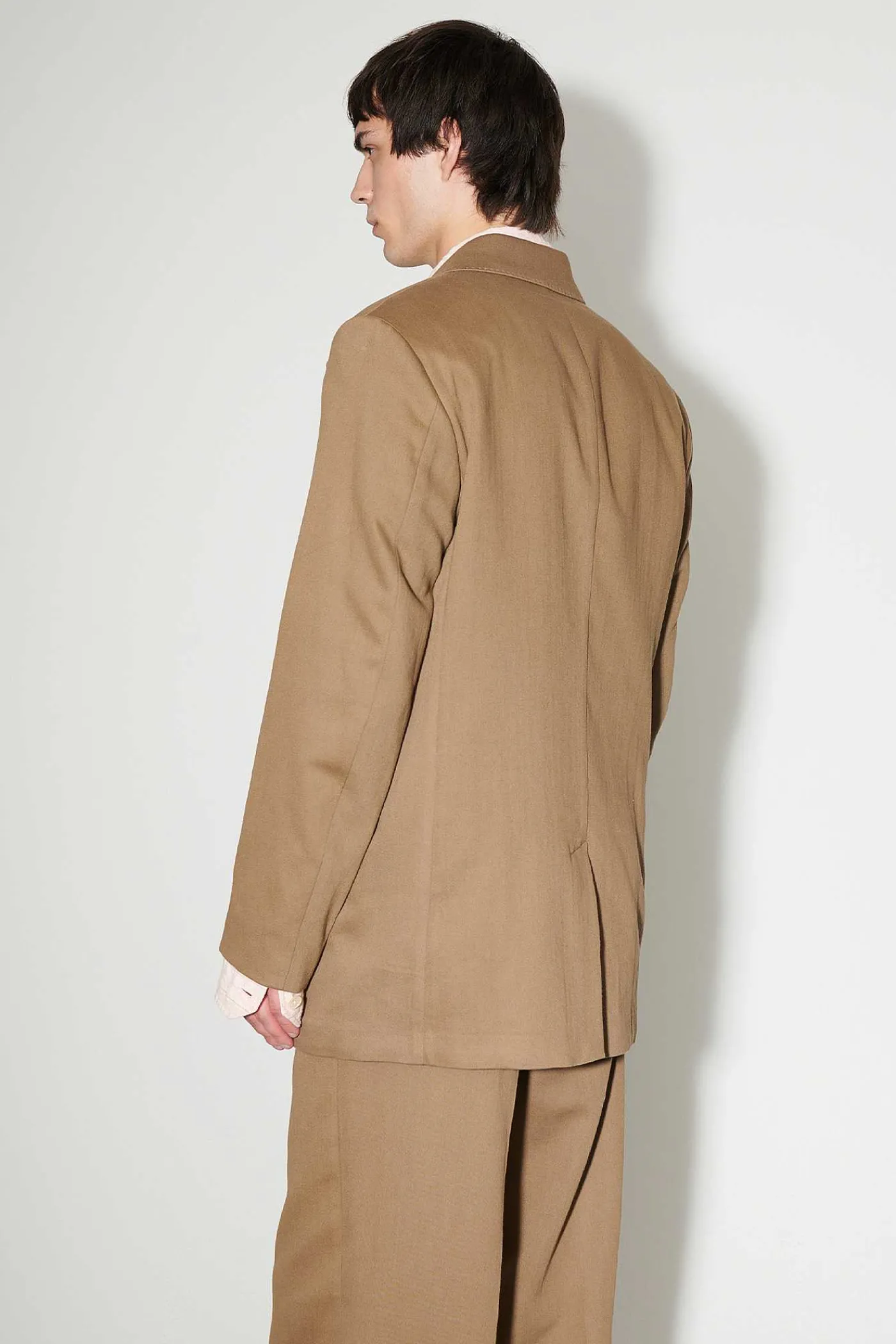 Passning|Our Legacy Sharp Db Blazer Olive Broken Sateen