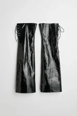 Ovrig|Our Legacy Short Chaps Svart Läder