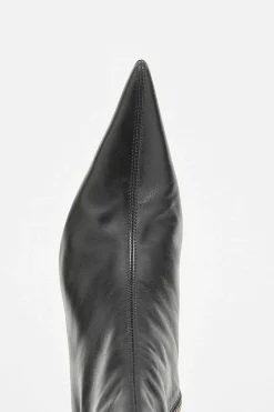 Stövlar|Our Legacy Slim Boot True Dyed Black Läder