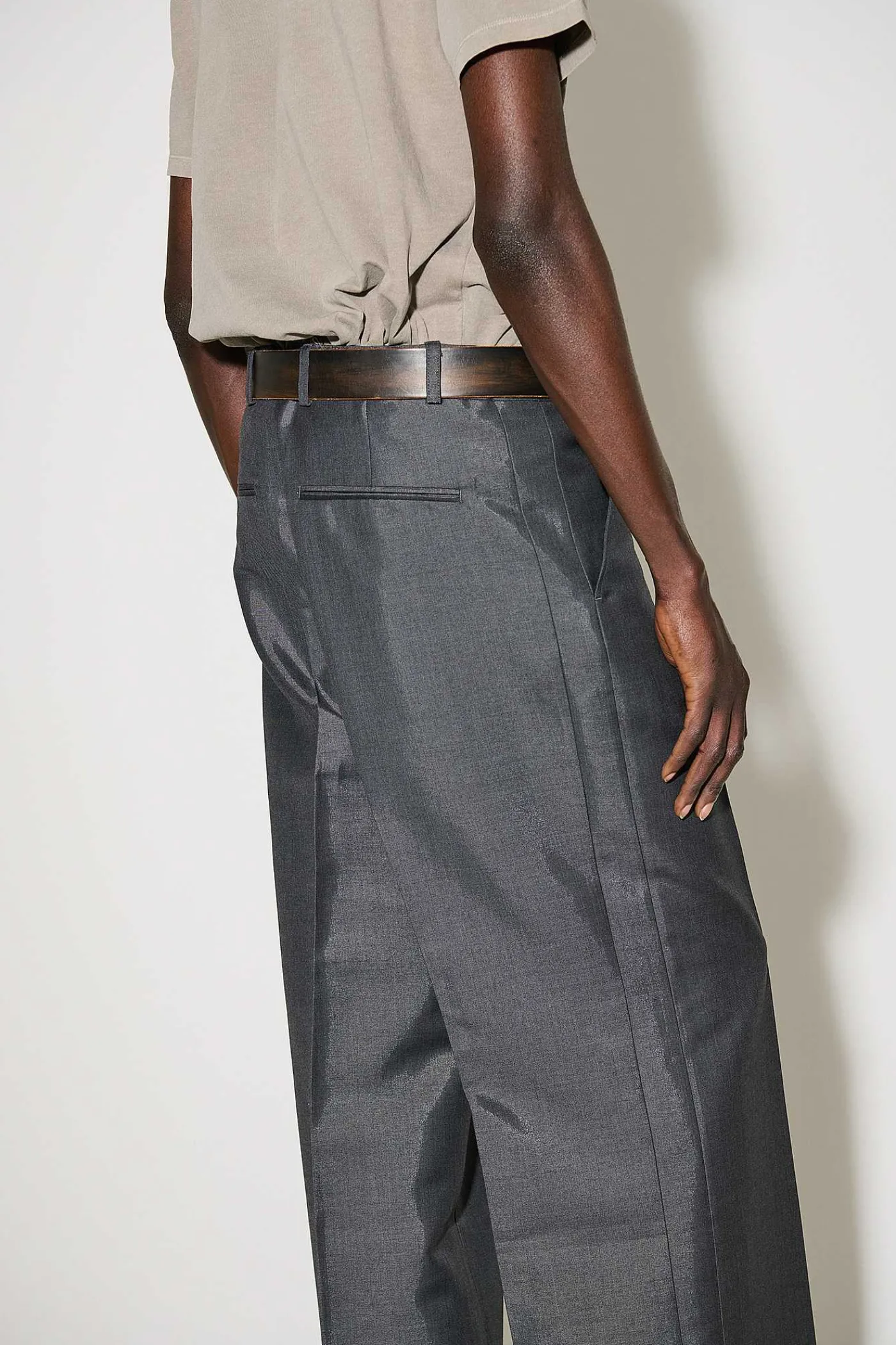 Byxor|Our Legacy Smokingbyxa Gra Mnemonic Wool