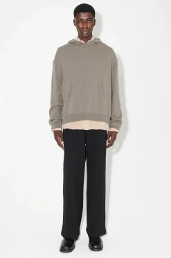 Stickat|Our Legacy Stickad Huva Mullvad Gra Super Wool