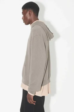 Stickat|Our Legacy Stickad Huva Mullvad Gra Super Wool
