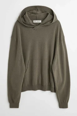 Stickat|Our Legacy Stickad Huva Mullvad Gra Super Wool