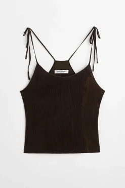 Blast|Our Legacy String Tank Plum Coated Voile