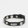 Smycke|Our Legacy Superslim Armband Grizzly Svart Läder