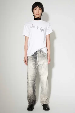 Jeans|Our Legacy Third Cut Jeans Digital Print Ink Black