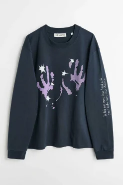 Jersey|Our Legacy Tour Langarmad Lila Taste Of Hands Print