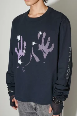 Jersey|Our Legacy Tour Langarmad Lila Taste Of Hands Print