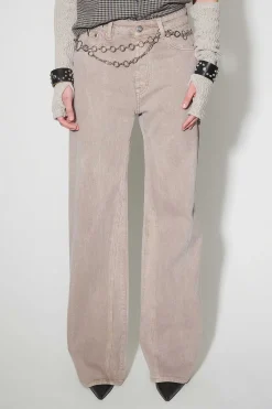 Jeans|Our Legacy Treble Cut Pink Cast Chain Twill