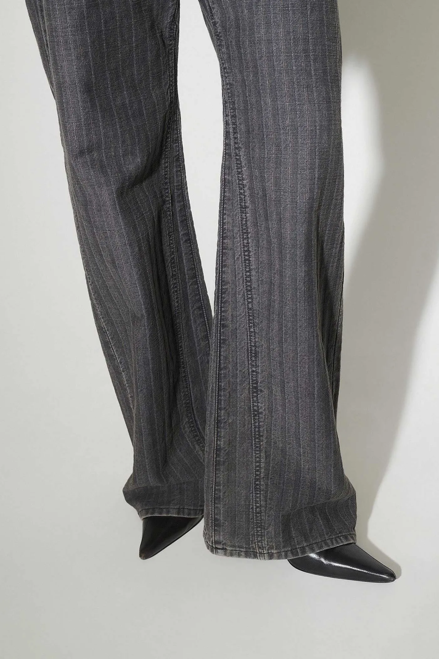 Jeans|Our Legacy Treble Cut Washed Grey Torino Stripe