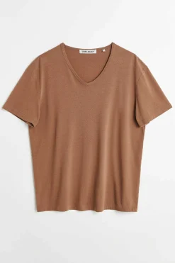 Jersey|Our Legacy U-Ringad T-Shirt Fudge Cotton Silk