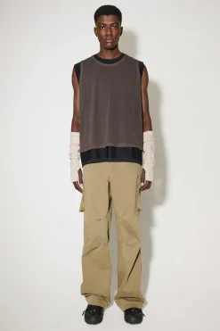 Jersey|Our Legacy Vandbar Gravity Tank Svart/Antik Choklad