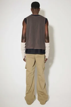Jersey|Our Legacy Vandbar Gravity Tank Svart/Antik Choklad