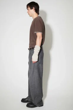 Jeans|Our Legacy Vast Cut Washed Grey Torino Stripe