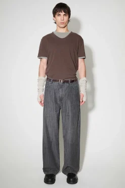 Jeans|Our Legacy Vast Cut Washed Grey Torino Stripe