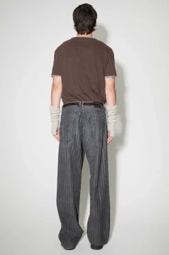 Jeans|Our Legacy Vast Cut Washed Grey Torino Stripe