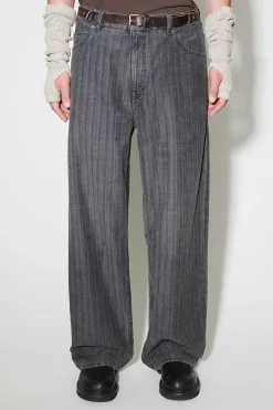 Jeans|Our Legacy Vast Cut Washed Grey Torino Stripe