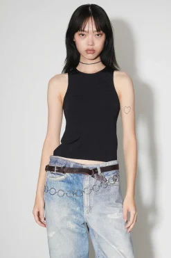 Jersey|Our Legacy Wave Tank Svart Super Sport Jersey