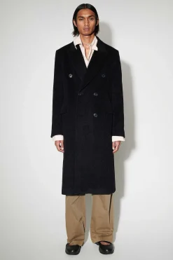Ytterkläder|Our Legacy Whale Coat Svart Harig Ull