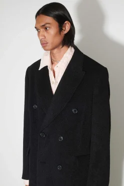 Ytterkläder|Our Legacy Whale Coat Svart Harig Ull