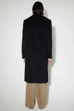 Ytterkläder|Our Legacy Whale Coat Svart Harig Ull